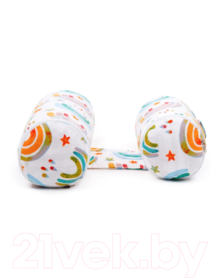 Подушка-позиционер Amarobaby Nature Anatomy Rainbow / AMARO-40NA-RB