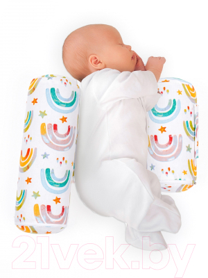 Подушка-позиционер Amarobaby Nature Anatomy Rainbow / AMARO-40NA-RB