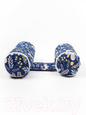 Подушка-позиционер Amarobaby Nature Anatomy Зайчики / AMARO-40NA-Zsi