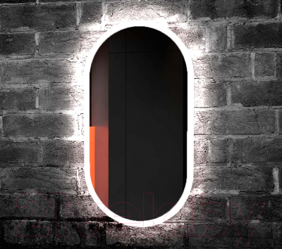 Зеркало Пекам Iva 52.5x102.5 / Iva-52.5x102.5s (с подсветкой, сенсором на прикосновение)