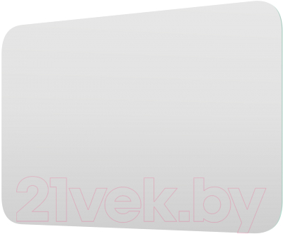 Зеркало Пекам Marta Fly 80x50 / MartaFly-80x50dcl (с подсветкой, сенсором на взмах руки и часами) - фото