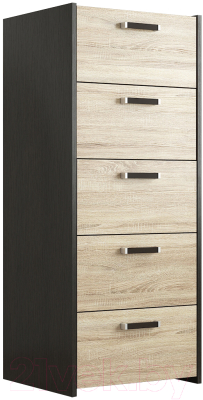 Комод Евва Венеция ВН-5S (венге/дуб сонома) - фото
