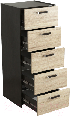 Комод Евва Венеция ВН-5S (венге/дуб сонома)