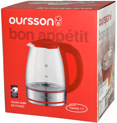 Электрочайник Oursson EK1744GD/IV