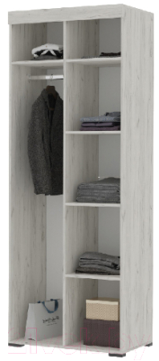 Шкаф Стендмебель Гранд двухстворчатый комбинированный