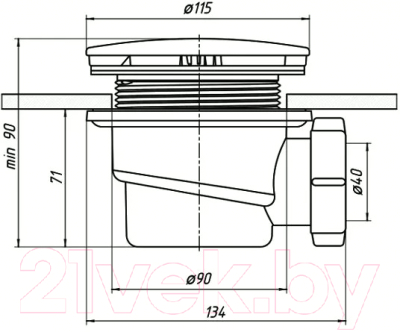 Сифон Эстет АниПласт ФР-00000817