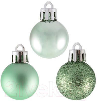 Набор шаров новогодних Волшебная страна Бирюза / 007660 - фото