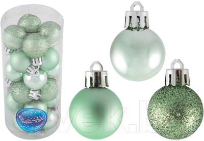 Набор шаров новогодних Волшебная страна Бирюза / 007660