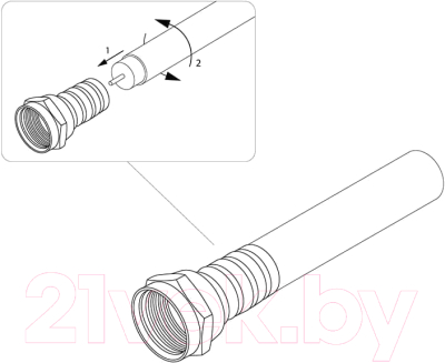 Коннектор PROconnect RG-6 AB / 05-4003-4