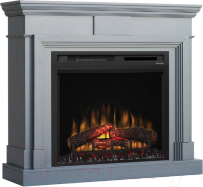 Каминокомплект Смолком Stamford MB/JUP/SYM26 + XHD28L-INT (серый) - фото