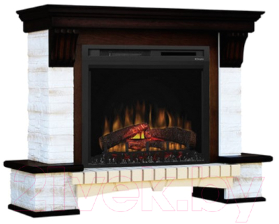 Каминокомплект Смолком Stone Montebello MB/JUP/SYM26 + XHD28L-INT (махагон коричневый антик)