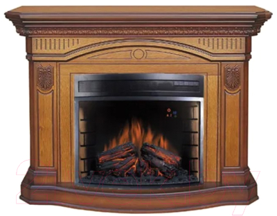 Каминокомплект Смолком Sydney FS25 + Dioramic 25 LED FX (дуб антик) - фото