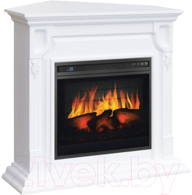 Каминокомплект Смолком Toronto V23 + Vision 23 EF LED 3D FX (бьянко белый)