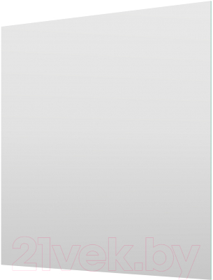 Зеркало Пекам Greta Fly 60x60 / GretaFly-60x60dcl (с подсветкой, сенсором на взмах руки и часами) - фото