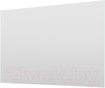 Зеркало Пекам Greta Fly 80x50 / GretaFly-80x50scl (с подсветкой, сенсором на прикосновение и часами) - фото