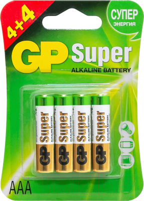 Комплект батареек GP Batteries 24A4/4-2CR8 - фото