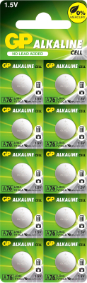 Комплект батареек GP Batteries GP A76 / GP A76FRA-2C10 - фото