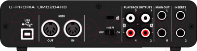 Аудиоинтерфейс Behringer UMC204HD