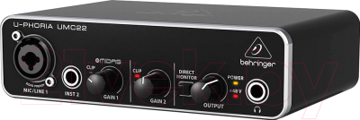 Аудиоинтерфейс Behringer UMC22