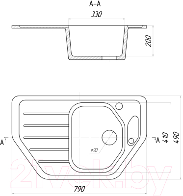 Мойка кухонная Gerhans E08