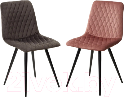 Стул M-City Chilli-X / 461MC04618 (розовый 15 велюр/черный)