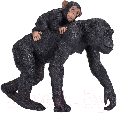 Фигурка коллекционная Konik Шимпанзе с детенышем / AMW2113