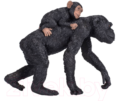 Фигурка коллекционная Konik Шимпанзе с детенышем / AMW2113