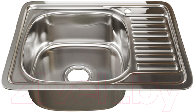 Мойка кухонная Mixline L 528192 (с сифоном) - фото