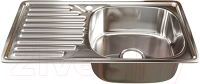Мойка кухонная Mixline R 535615 (с сифоном) - фото