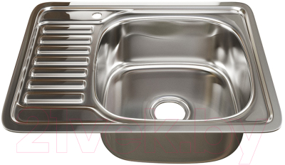Мойка кухонная Mixline R 529331 (с сифоном) - фото