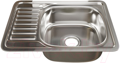 Мойка кухонная Mixline R 533712 (с сифоном) - фото