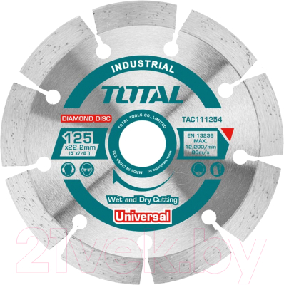 Отрезной диск алмазный TOTAL TAC111254 - фото