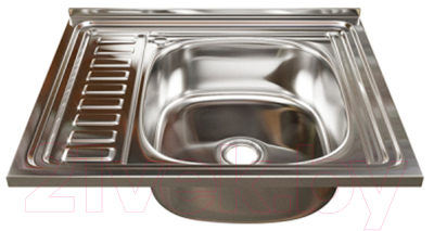 Мойка кухонная Mixline R 538195 (с сифоном) - фото