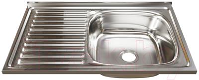 Мойка кухонная Mixline R 528175 (с сифоном) - фото