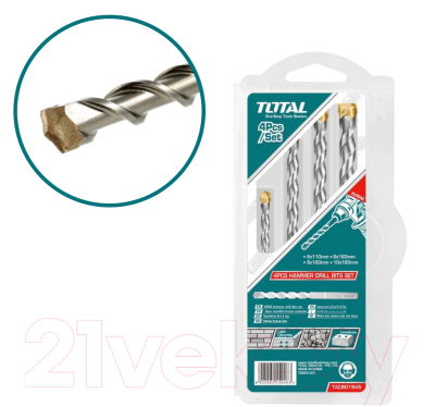 Набор буров TOTAL TACSD1945