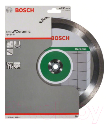 Отрезной диск алмазный Bosch 2.608.602.634