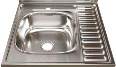 Мойка кухонная Mixline L 528018 (с сифоном) - фото