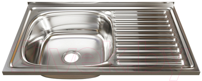 Мойка кухонная Mixline L 528174 (с сифоном) - фото