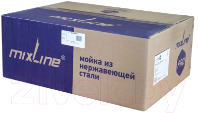 Мойка кухонная Mixline Pro 547229 (сатин, с сифоном)