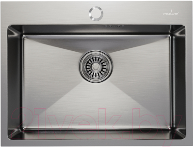Мойка кухонная Mixline Pro 547235 (сатин, с сифоном) - фото