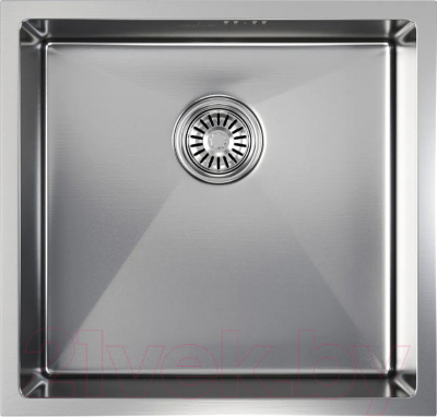 Мойка кухонная Mixline Pro 548564 (сатин, с сифоном) - фото