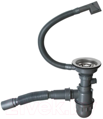 Мойка кухонная Mixline Pro 548564 (сатин, с сифоном)