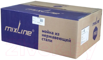 Мойка кухонная Mixline Pro 548564 (сатин, с сифоном)