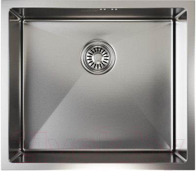 Мойка кухонная Mixline Pro 548568 (сатин, с сифоном) - фото