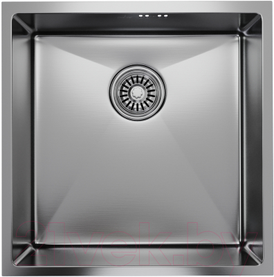 Мойка кухонная Mixline Pro 547227 (сатин, с сифоном) - фото