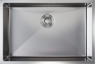 Мойка кухонная Mixline Pro 548572 (сатин, с сифоном) - фото
