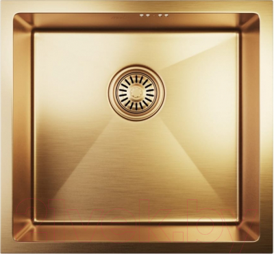 Мойка кухонная Mixline Pro 548567 (бронза, с сифоном) - фото