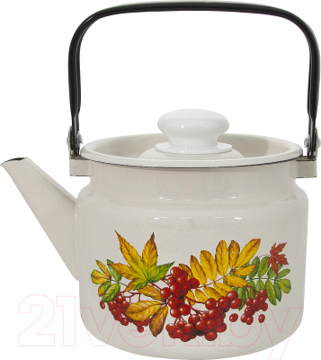 Чайник Лысьвенские эмали Рябина С-27104 П2 - фото