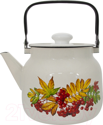 Чайник Лысьвенские эмали Рябина 2713П2/4 - фото