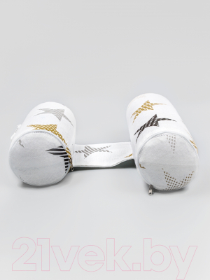 Подушка-позиционер Amarobaby Nature Anatomy Звезды пэчворк / AMARO-40NA-ZP